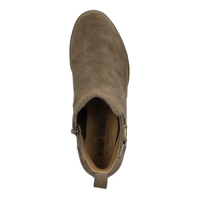 Josef Seibel Women's Gloria 04 Heeled Boot in Taupe Suede