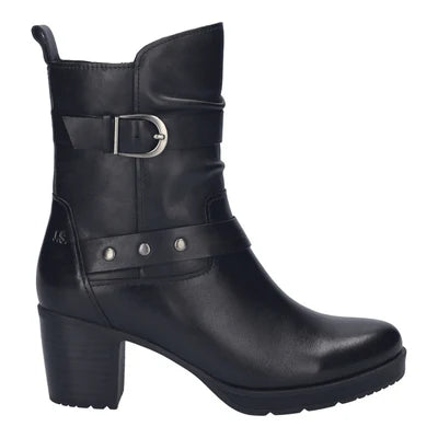 Josef Seibel Women's Gloria 07 Mid Heeled Boot in Black