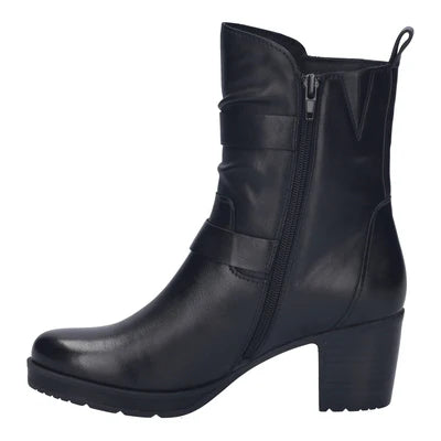 Josef Seibel Women's Gloria 07 Mid Heeled Boot in Black