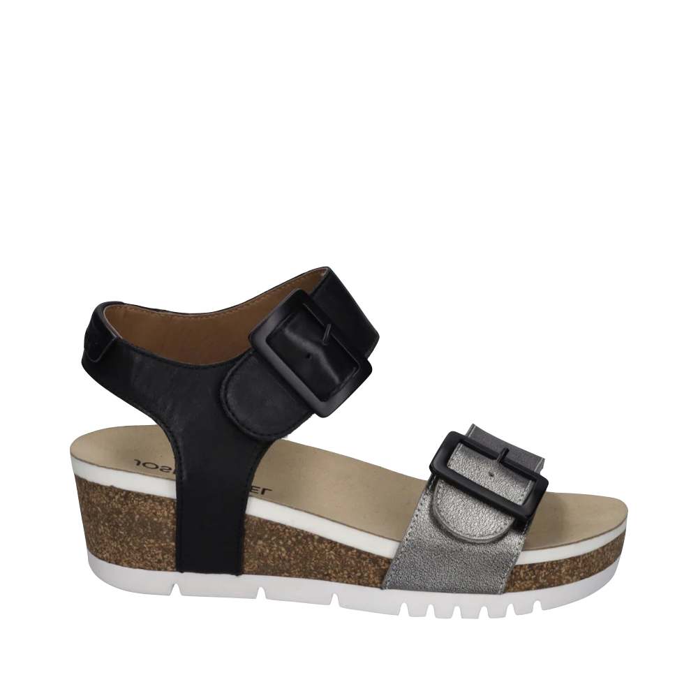 Side (right) view of Josef Seibel Quinn 02 Wedge Sandal for women.