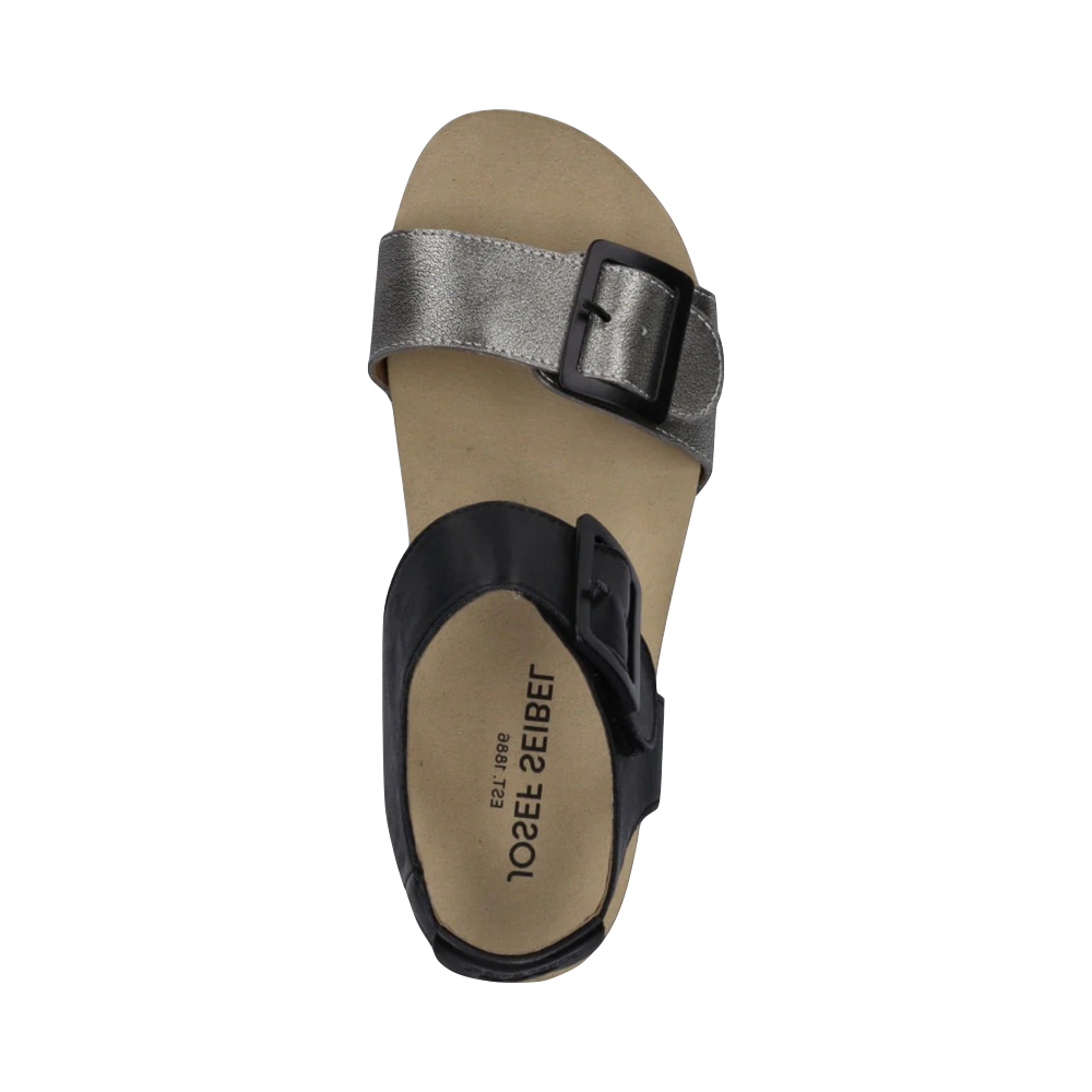 Top-down view of Josef Seibel Quinn 02 Wedge Sandal for women.