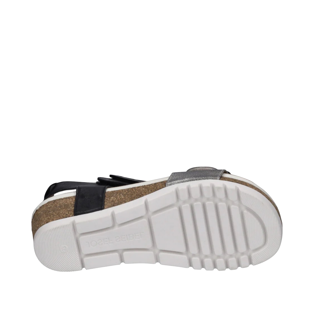 Bottom view of Josef Seibel Quinn 02 Wedge Sandal for women.