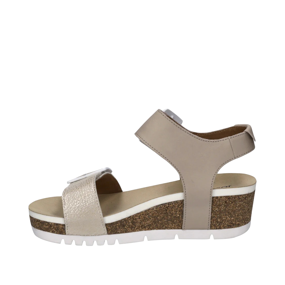 Side (left) view of Josef Seibel Quinn 02 Wedge Sandal for women.