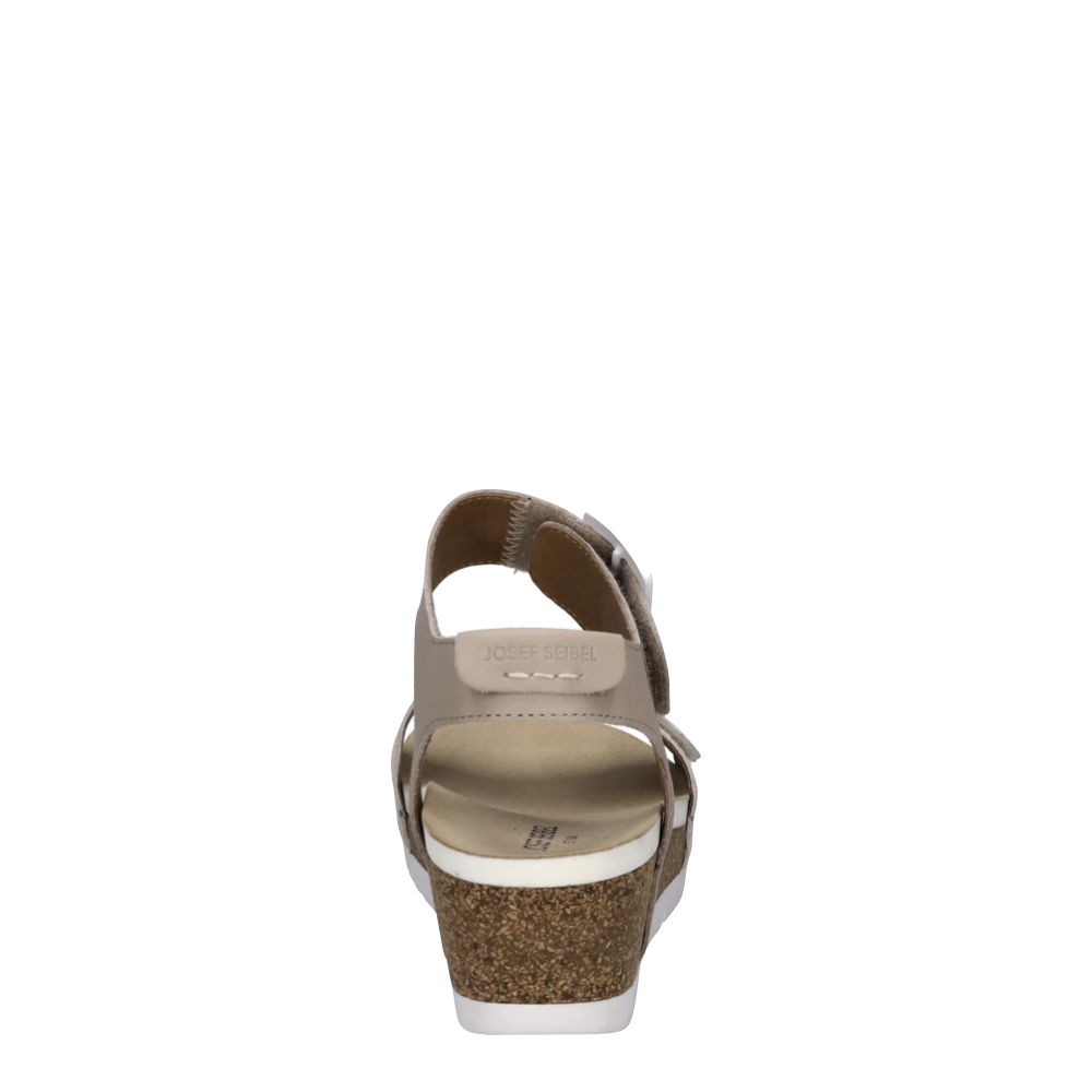 Back view of Josef Seibel Quinn 02 Wedge Sandal for women.