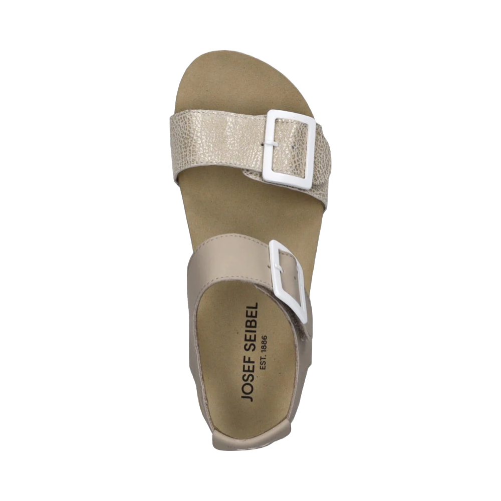 Top-down view of Josef Seibel Quinn 02 Wedge Sandal for women.