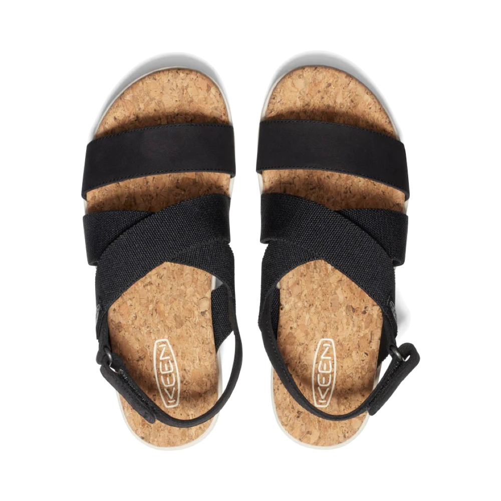 Top-down view of KEEN Elle Criss Cross Sandal for women.