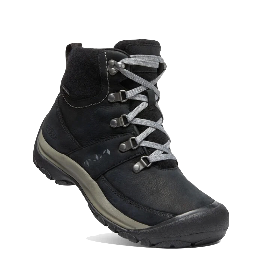 Mudguard and Toe view of Keen Kaci 3 Waterproof Boot for women.