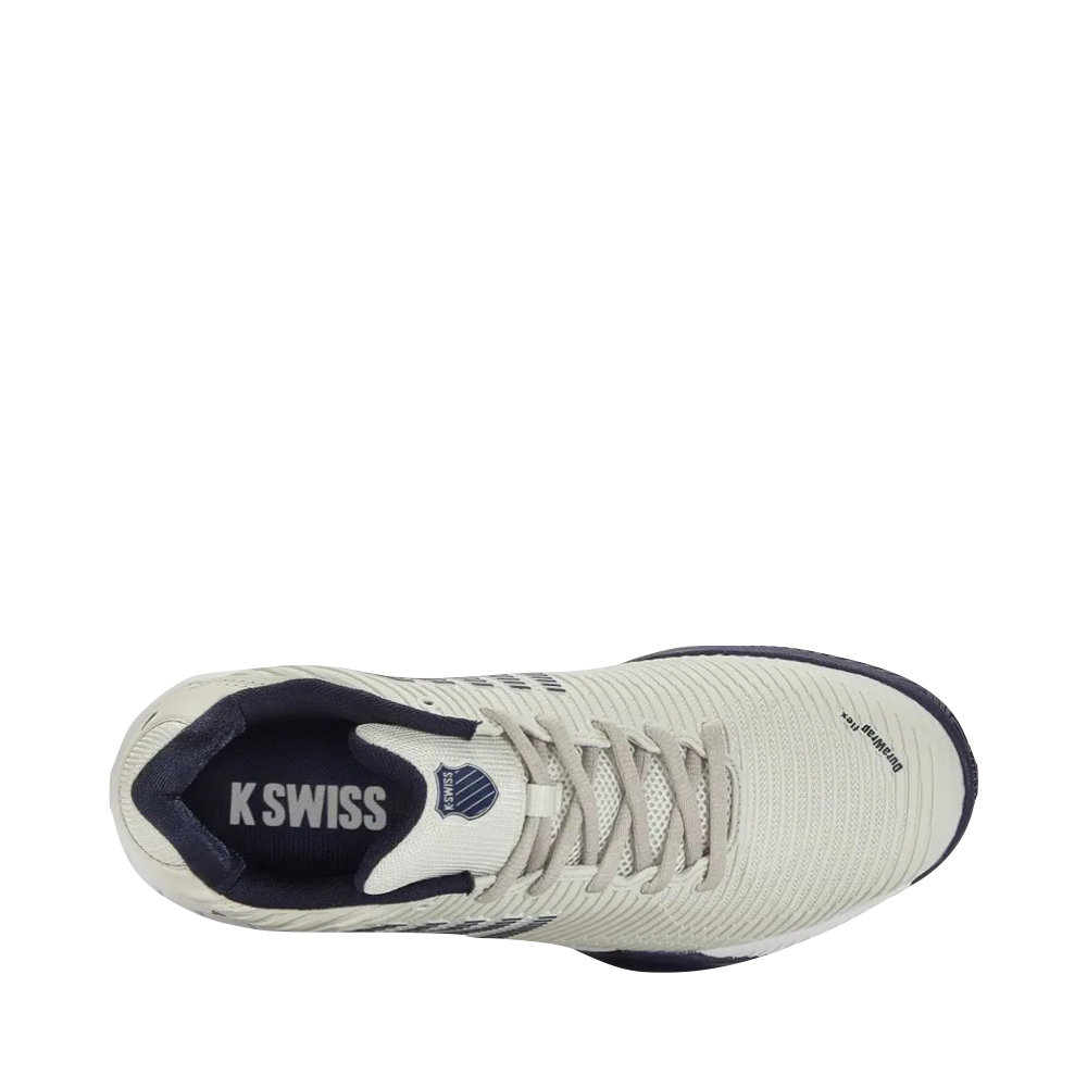 K-Swiss Men's Hypercourt Express 2 Sneaker in Vaporous Gray/White/Peacoat