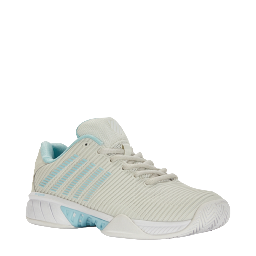 Mudguard and Toe view of K-Swiss Hypercourt Express 2 Sneaker for women.