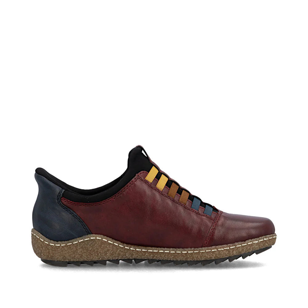 Rieker Women's Liv 62 Waterproof Boot in Vino