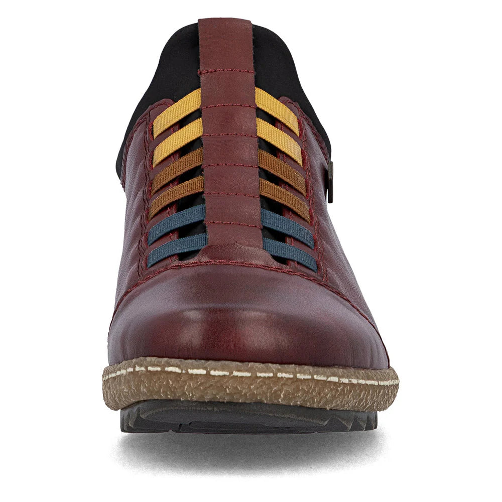 Rieker Women's Liv 62 Waterproof Boot in Vino