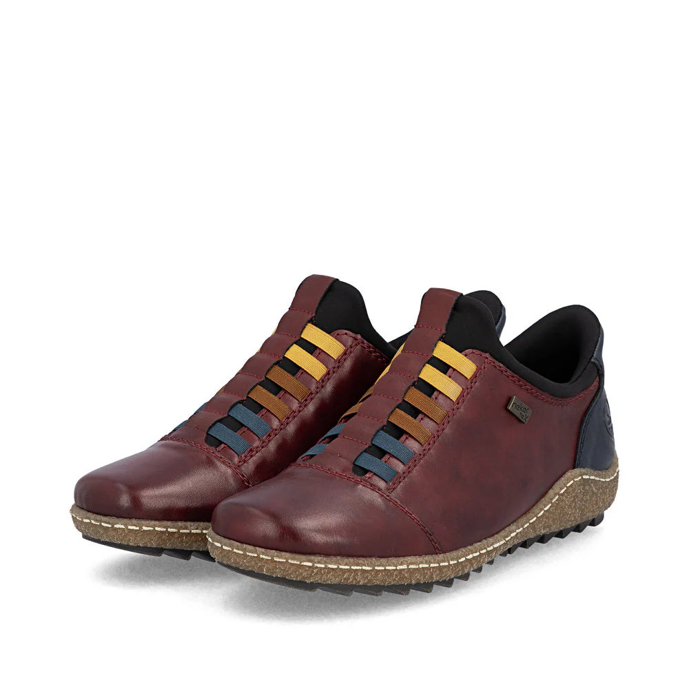 Rieker Women's Liv 62 Waterproof Boot in Vino
