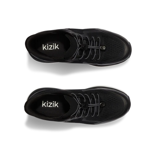 Kizik London Sneaker in Black/White