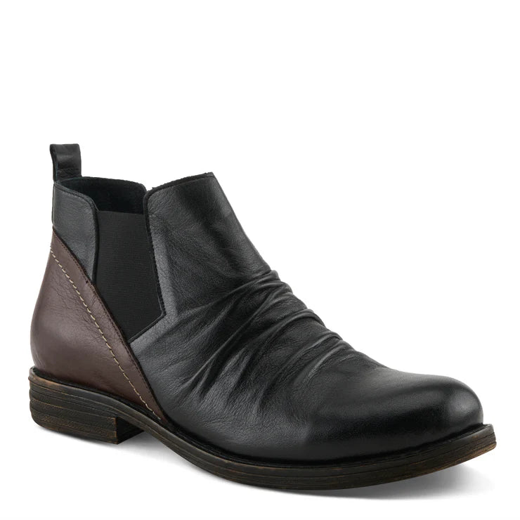 Spring Step Women's Montaro Low Chelsea Boot in Black Multi