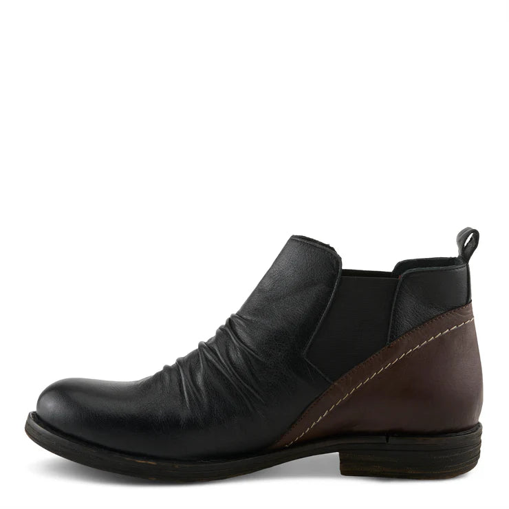 Spring Step Women's Montaro Low Chelsea Boot in Black Multi