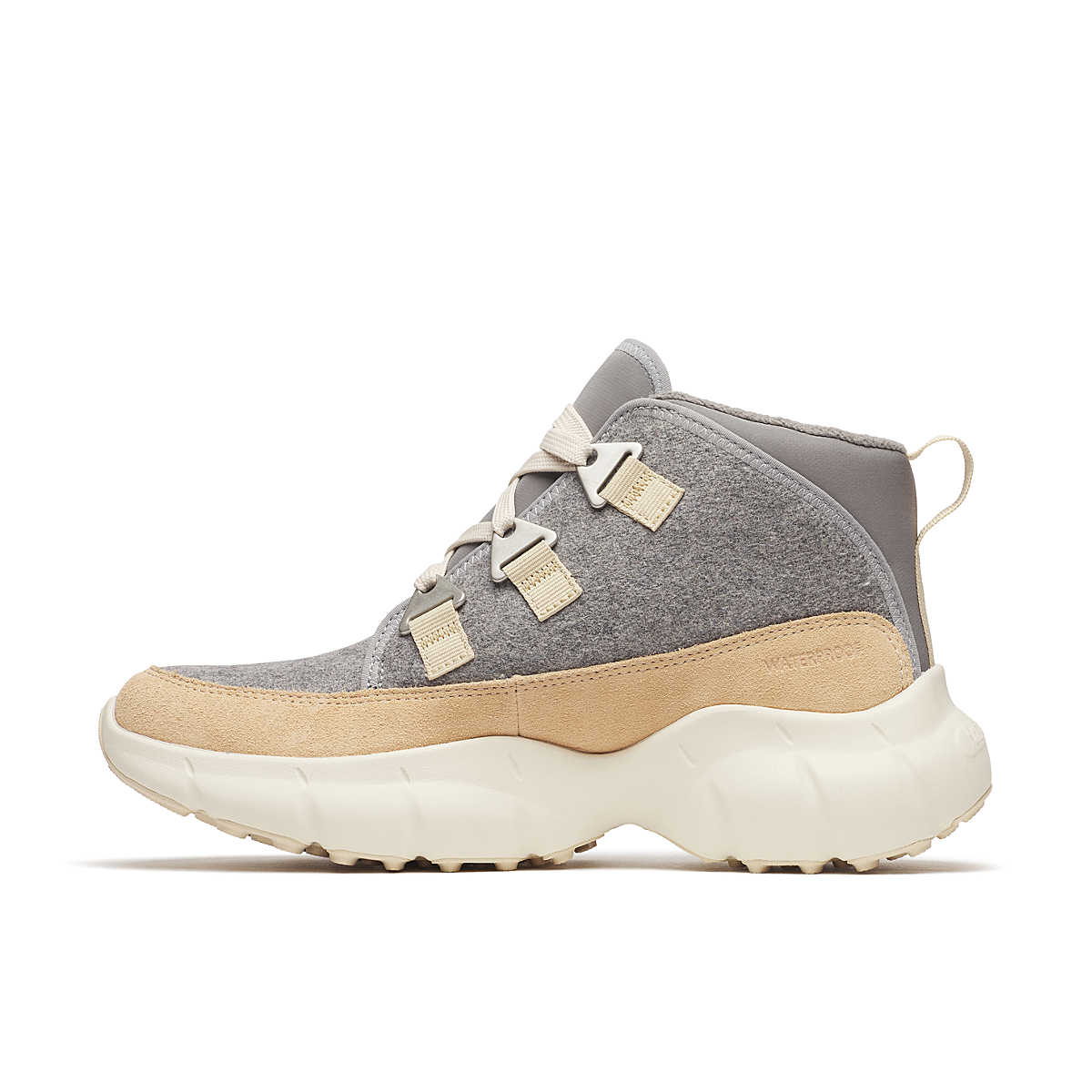 Merrell Women's Clover Mid Wool Waterproof Boot in Latte