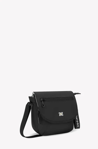 Sherpani Milli Crossbody Messenger Bag in Raven Black