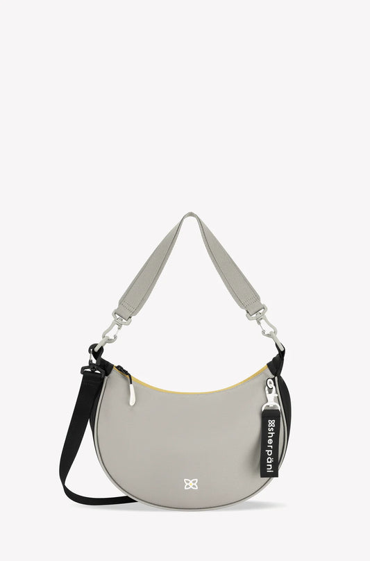 Sherpani Mina Crescent Crossbody Bag in Wasabi Stone