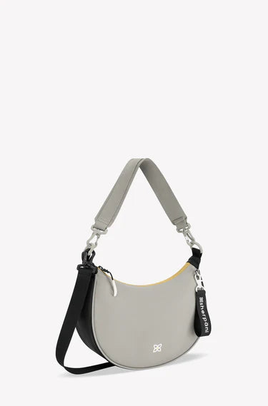 Sherpani Mina Crescent Crossbody Bag in Wasabi Stone