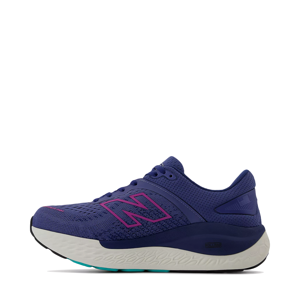 Side (left) view of New Balance 1540 v4 Motion Control Sneaker for women.