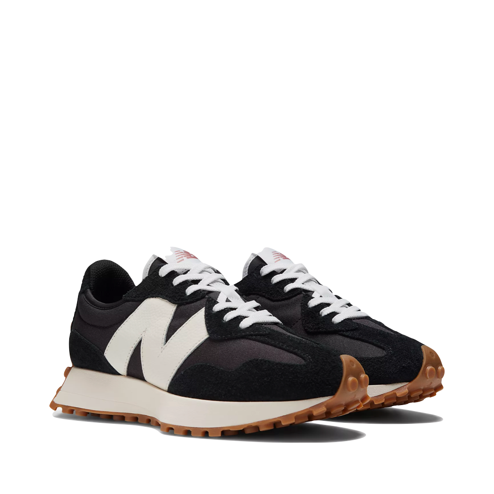 Mudguard and Toe view of New Balance 327 Lifestyle Sneaker for women.