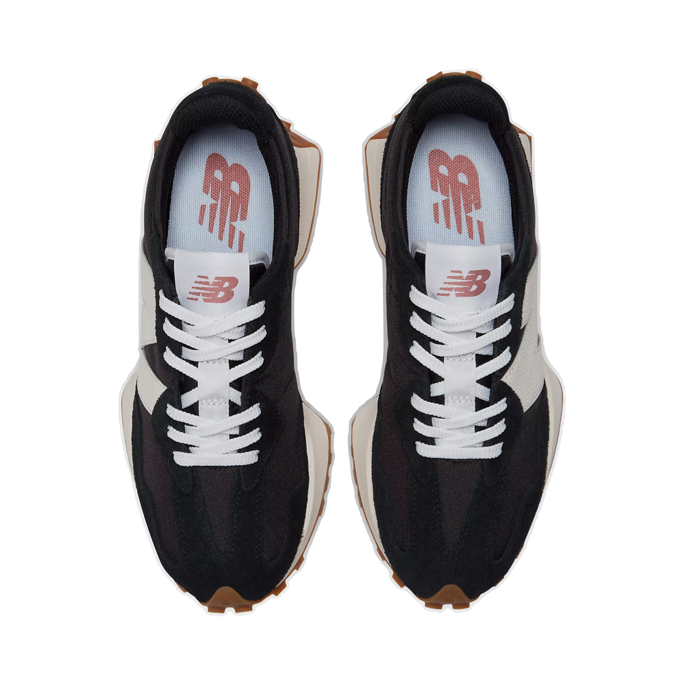 Top-down view of New Balance 327 Lifestyle Sneaker for women.