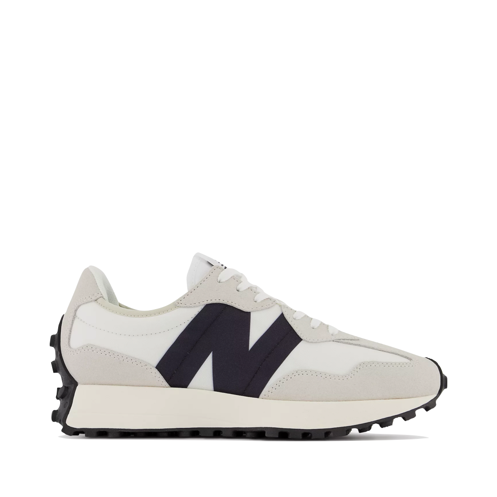 Side (right) view of New Balance 327 Lifestyle Sneaker for women.