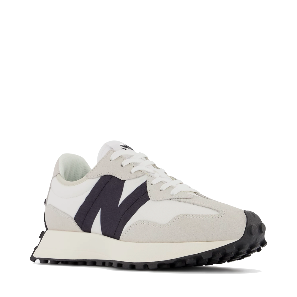 Mudguard and Toe view of New Balance 327 Lifestyle Sneaker for women.