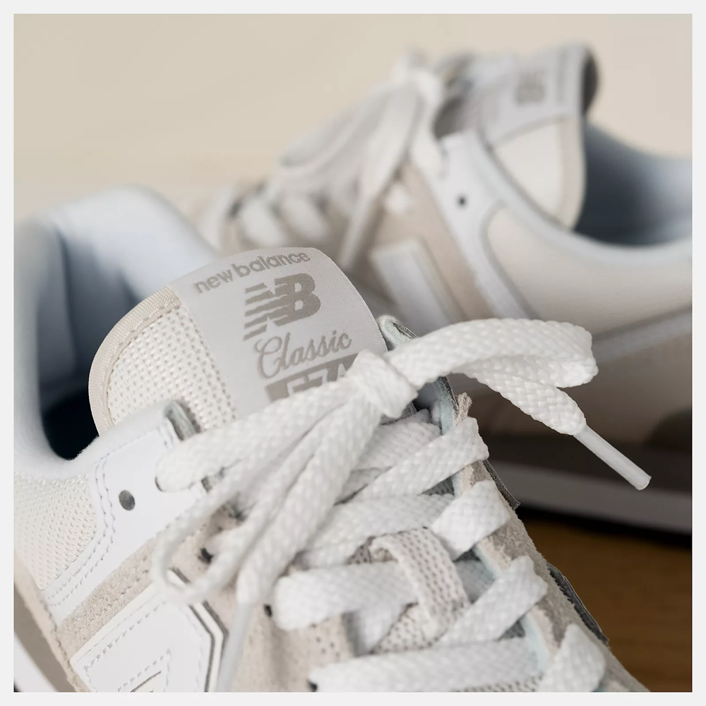 Close-up view of New Balance 574 Sneaker for women.