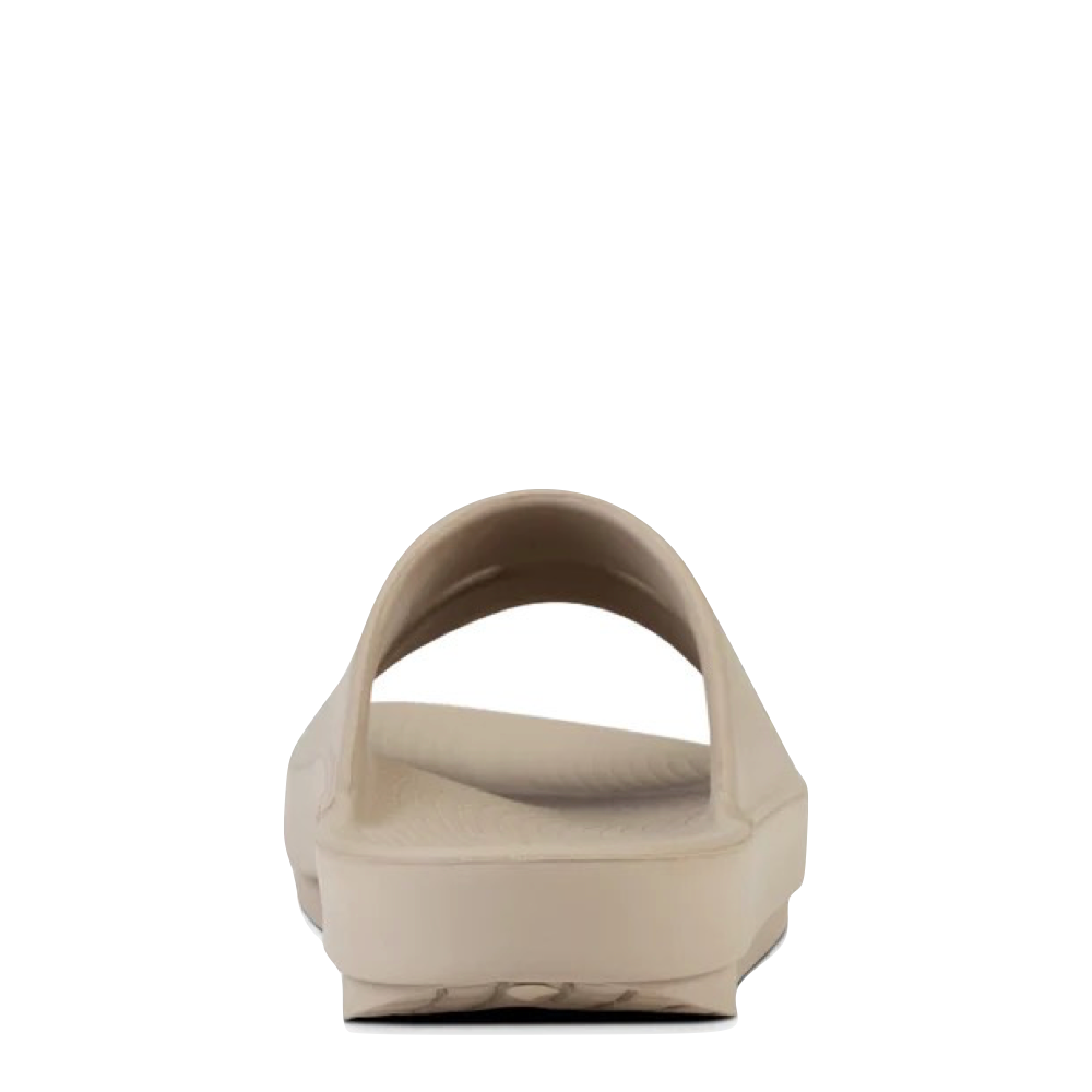 Back view of OOfos OOahh Slide Sandal for women.