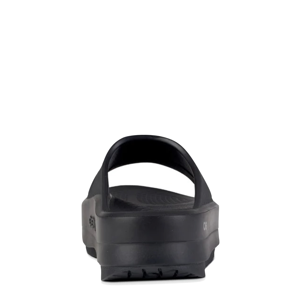 Back view of OOfos OOahh Slide Sandal for women.