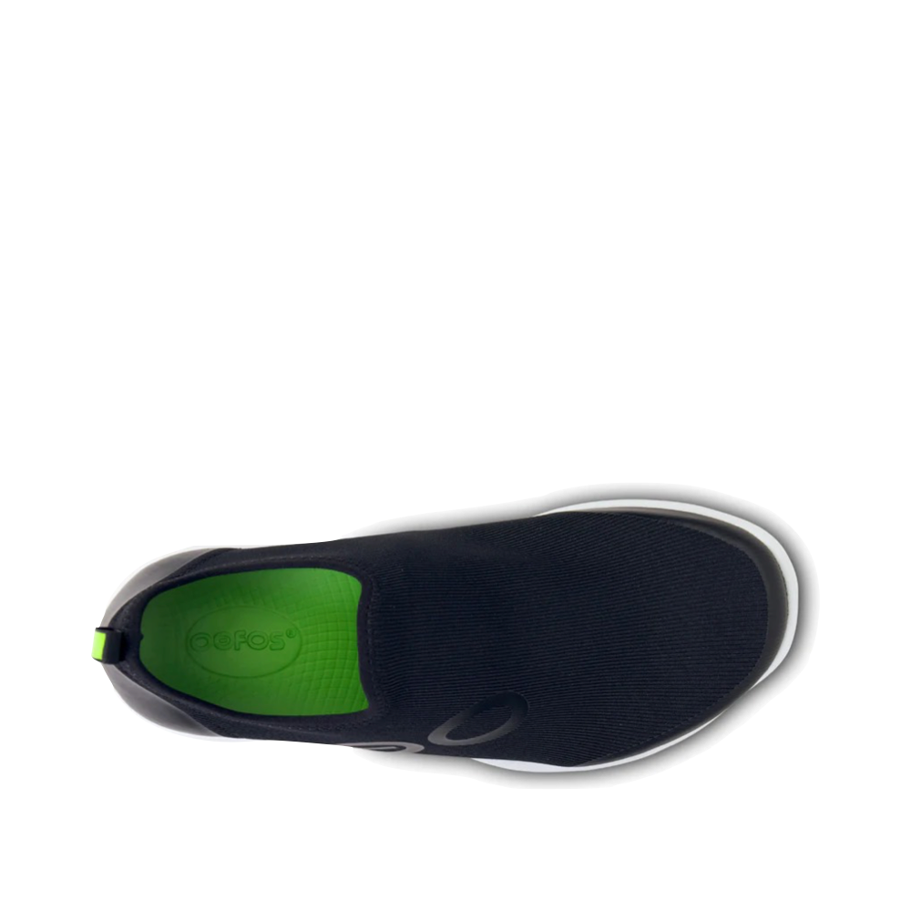 Top-down view of OOfos OOmg Sport Low Shoe for women.