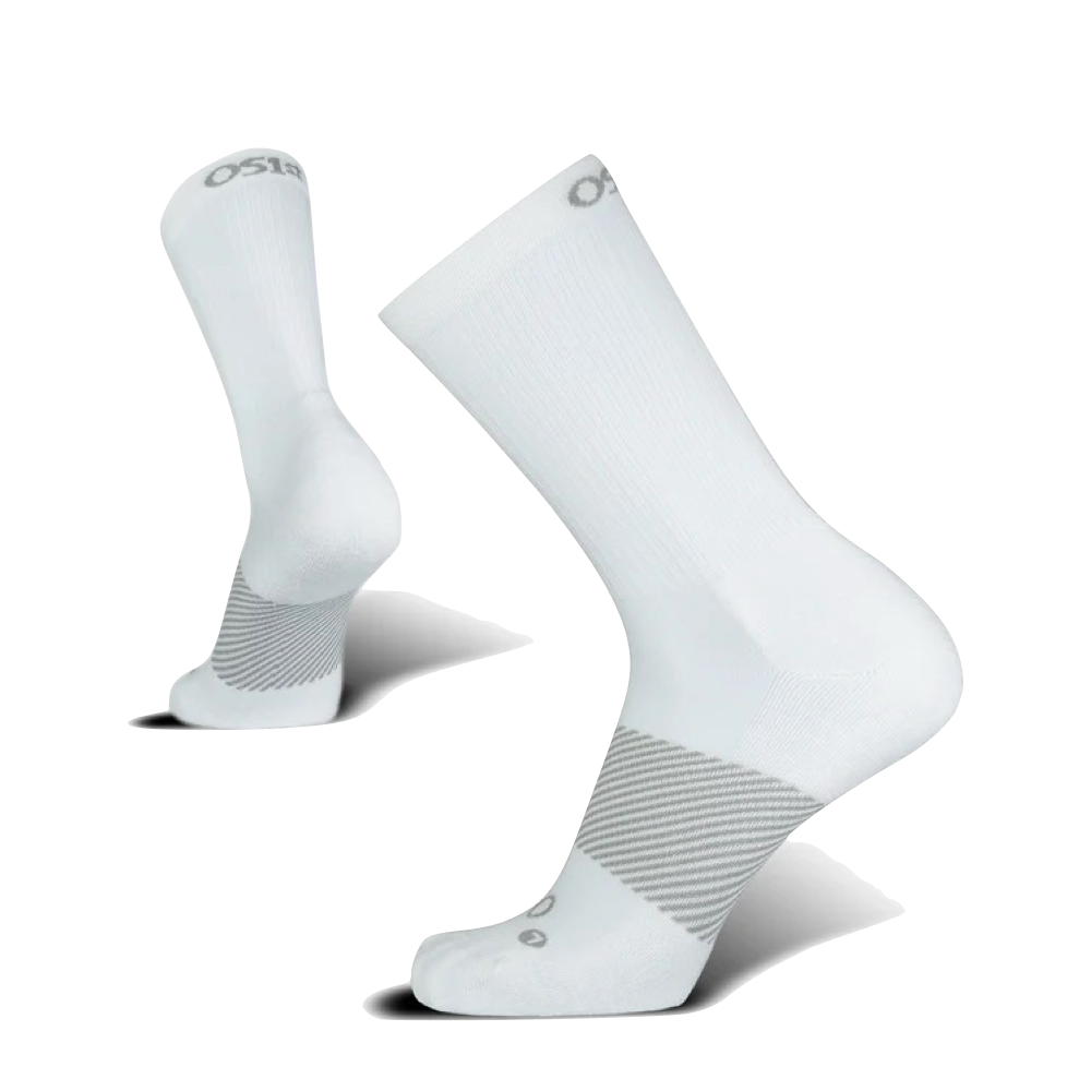 Side and Bottom view of OS1st Wicked Comfort Crew Socks.