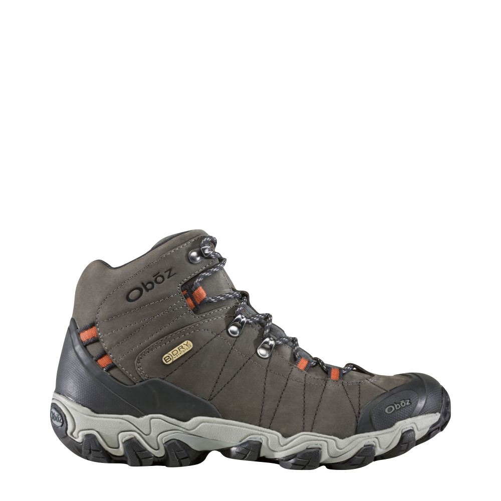 Oboz Men s Bridger Mid Waterproof Hiking Boot in Raven