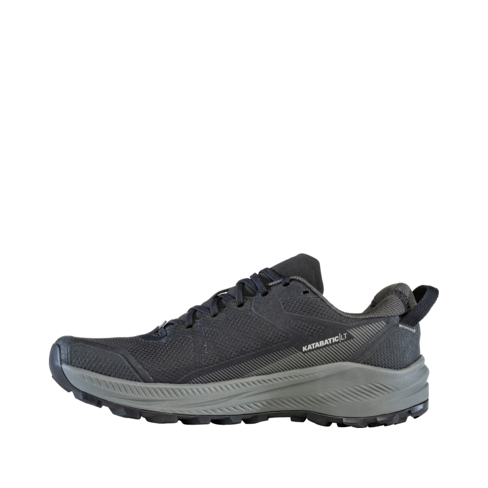 Side (left) view of Oboz Katabatic LT Low GTX Waterproof Hiker for men.