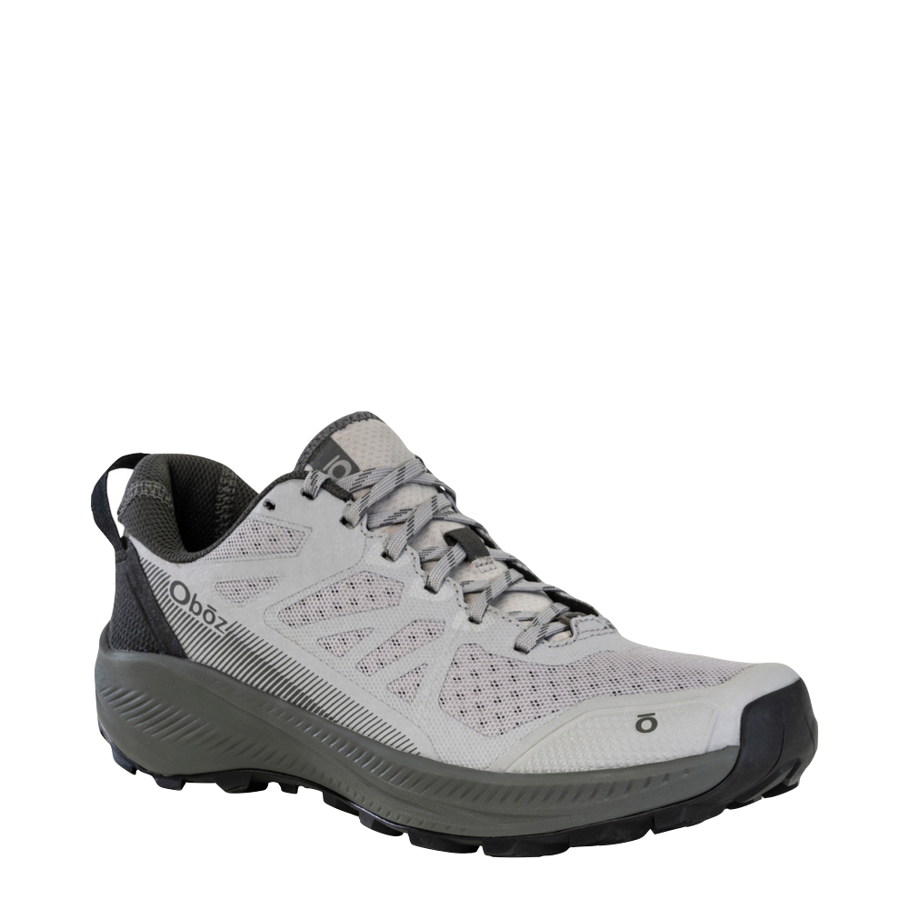 Mudguard and Toe view of Oboz Katabatic LT Low Hiker for men.