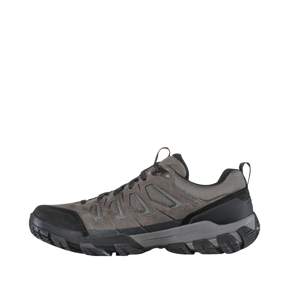 Oboz Men's Sawtooth X Low Waterproof Hiker in Charcoal