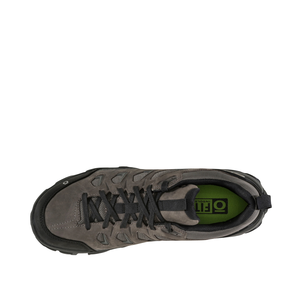 Oboz Men's Sawtooth X Low Waterproof Hiker in Charcoal