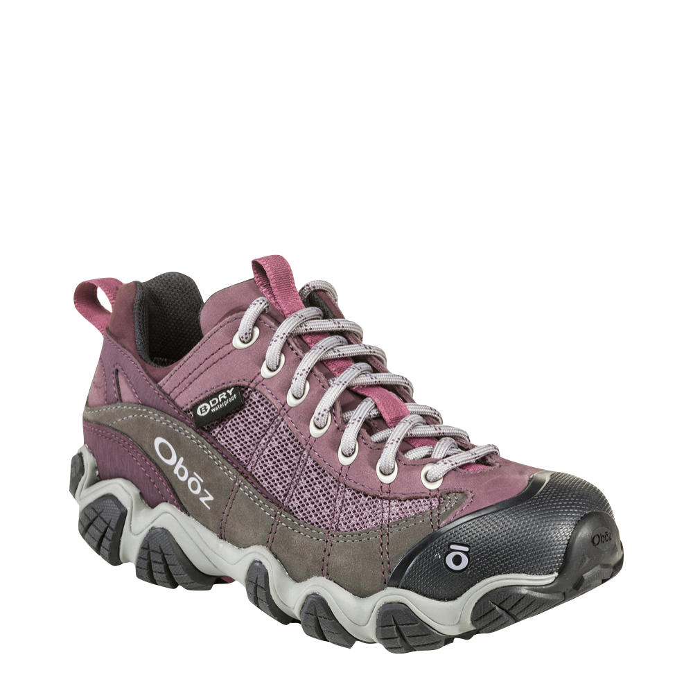 Oboz Women's Firebrand II Low Waterproof Hiker in Lilac