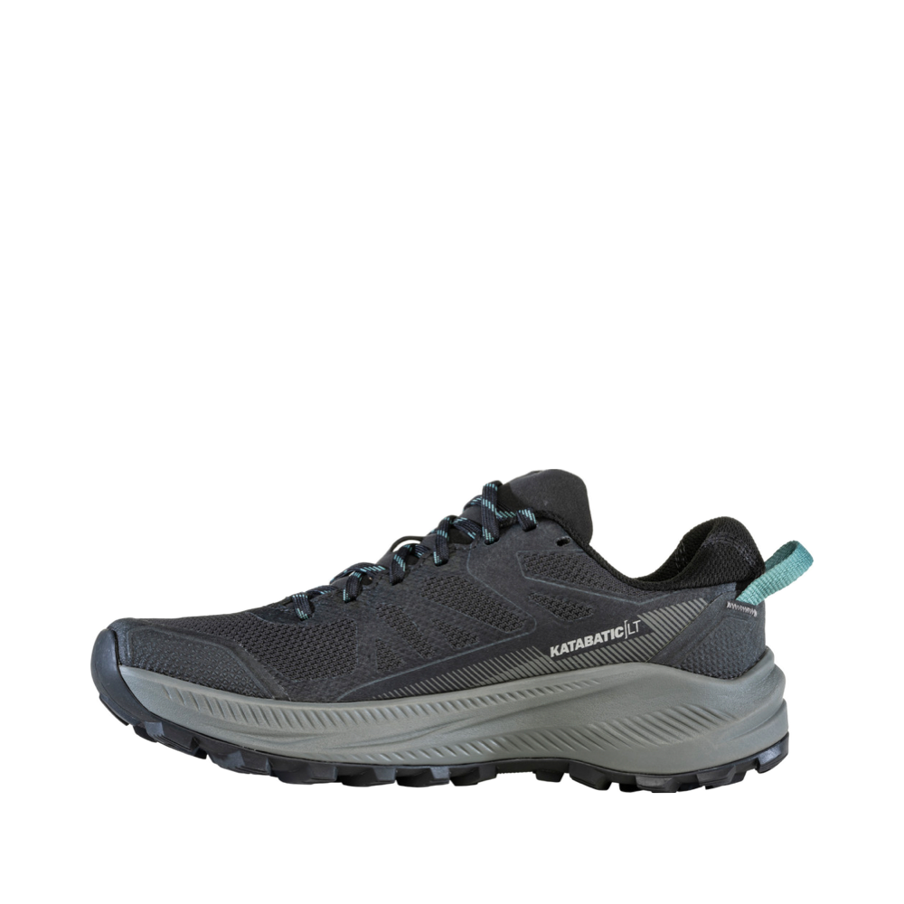 Side (left) view of Oboz Katabatic LT Low GTX Waterproof Hiker for women.