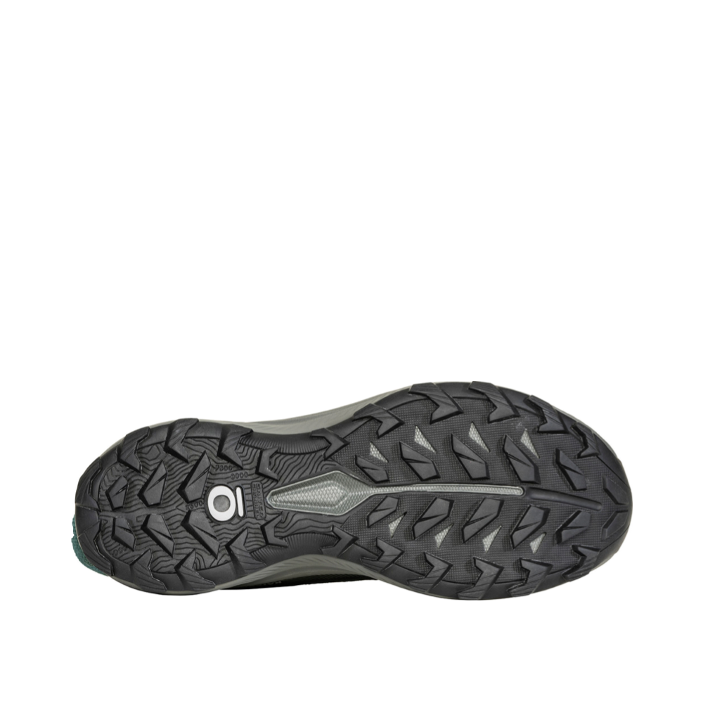 Bottom view of Oboz Katabatic LT Low GTX Waterproof Hiker for women.