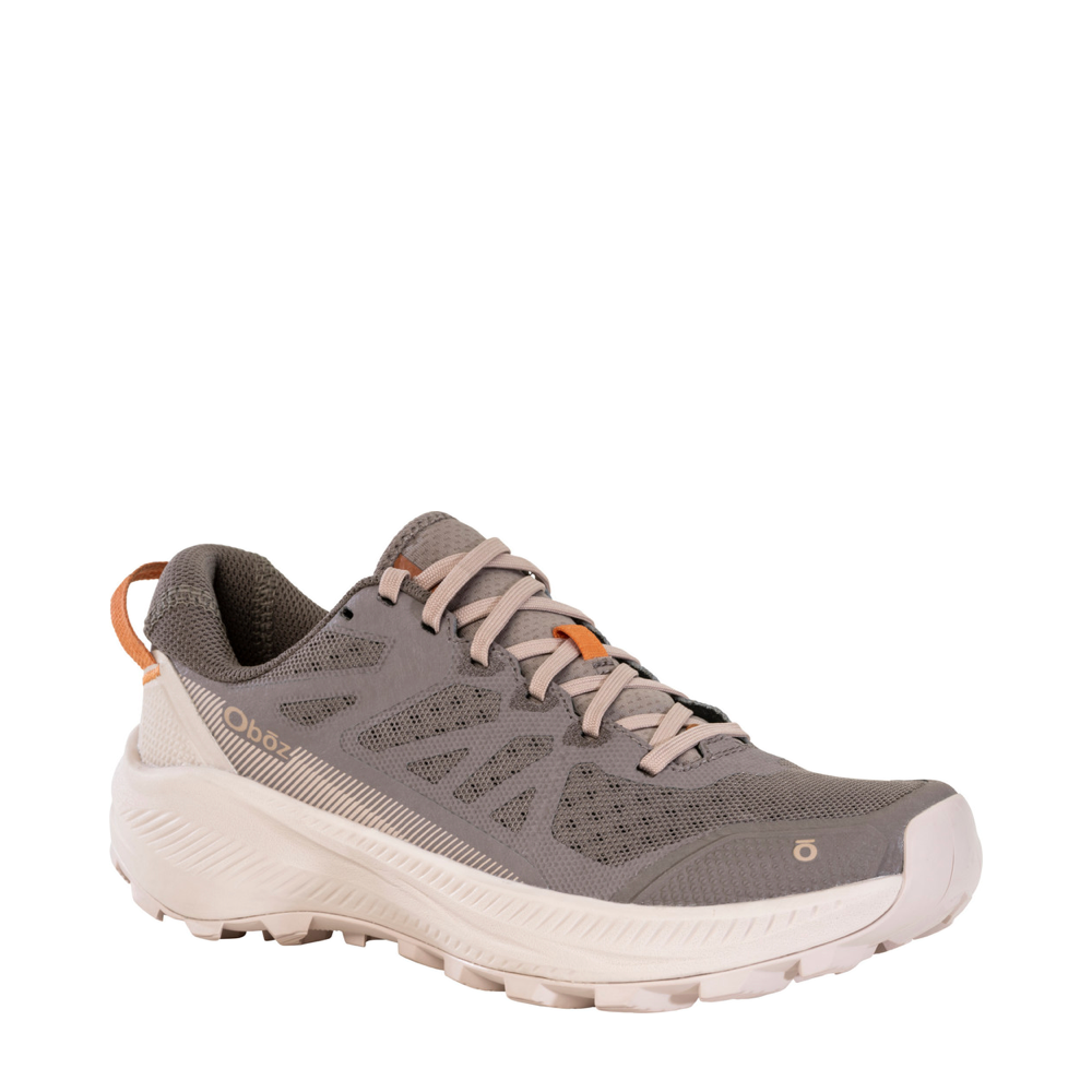 Mudguard and Toe view of Oboz Katabatic LT Low Hiker for women.