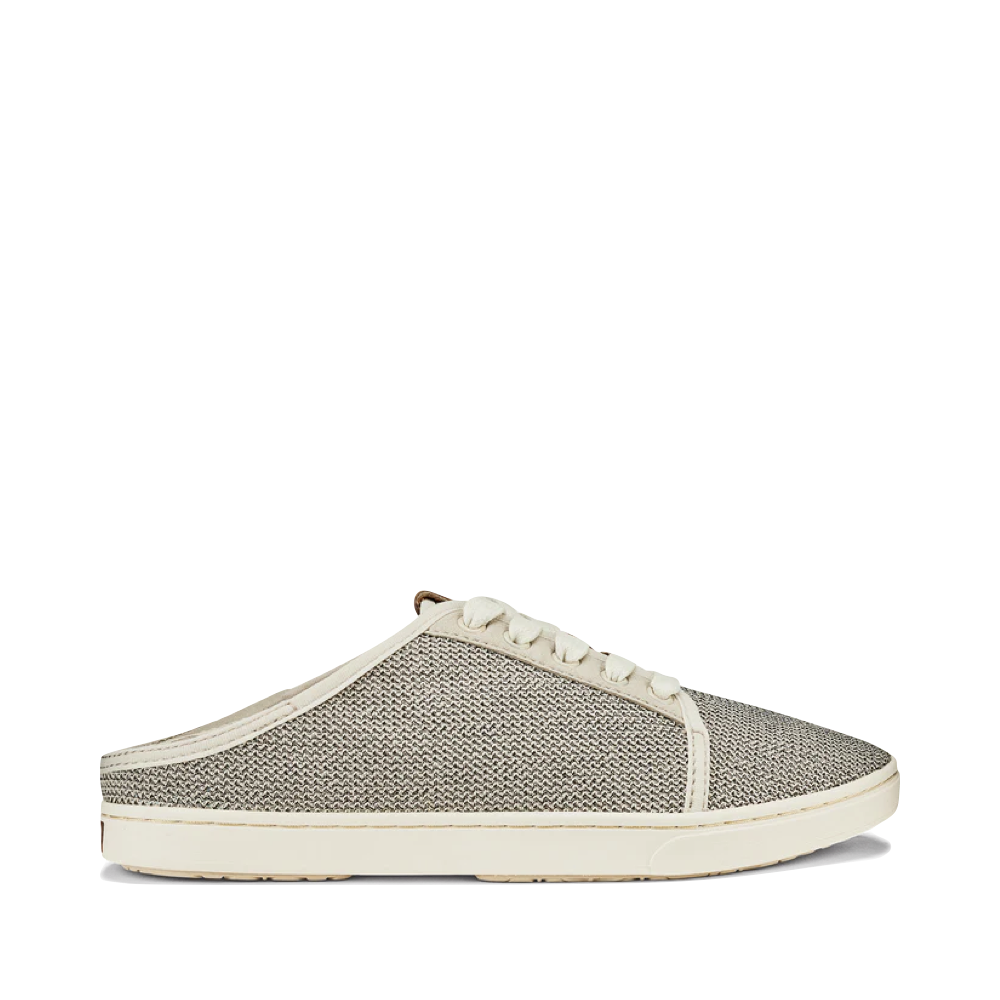 Side (right) view of OluKai Pehuea Li Mesh Lace Sneaker for women.