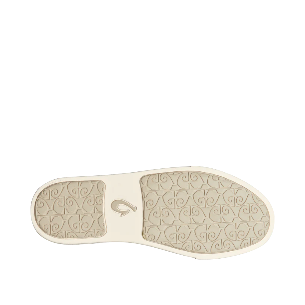 Bottom view of OluKai Pehuea Li Mesh Lace Sneaker for women.
