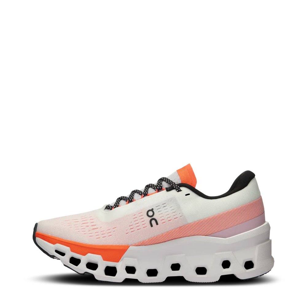 Side (left) view of On Cloudmonster 2 for women.