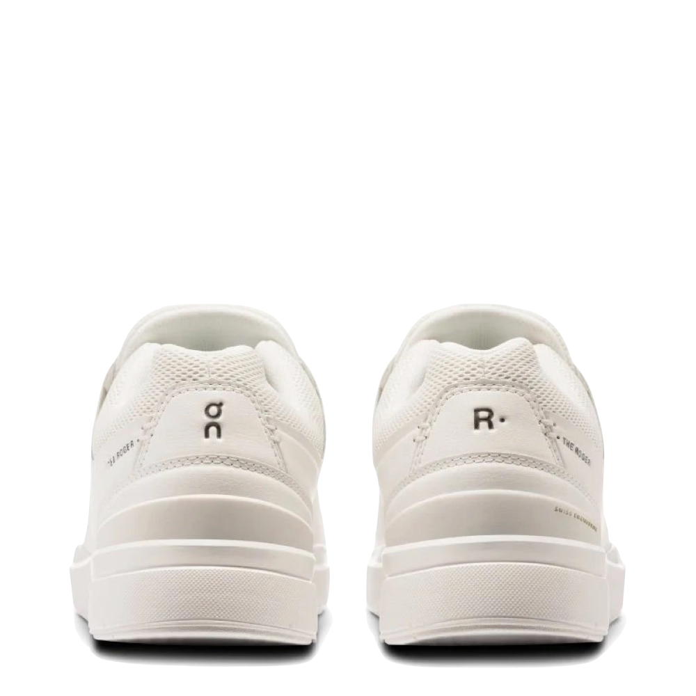 Back view of On The Roger Advantage Sneaker for women.