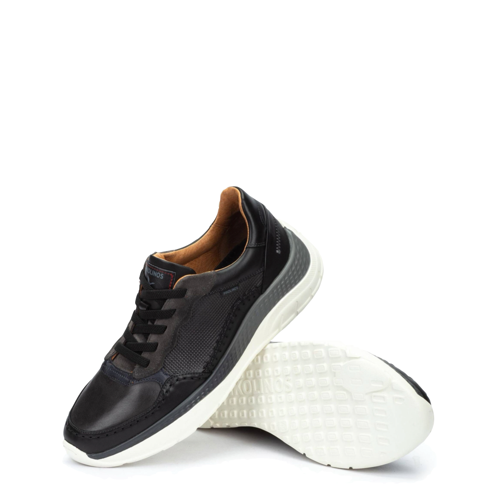 Side and bottom view of Pikolinos Motril Sneaker for men.