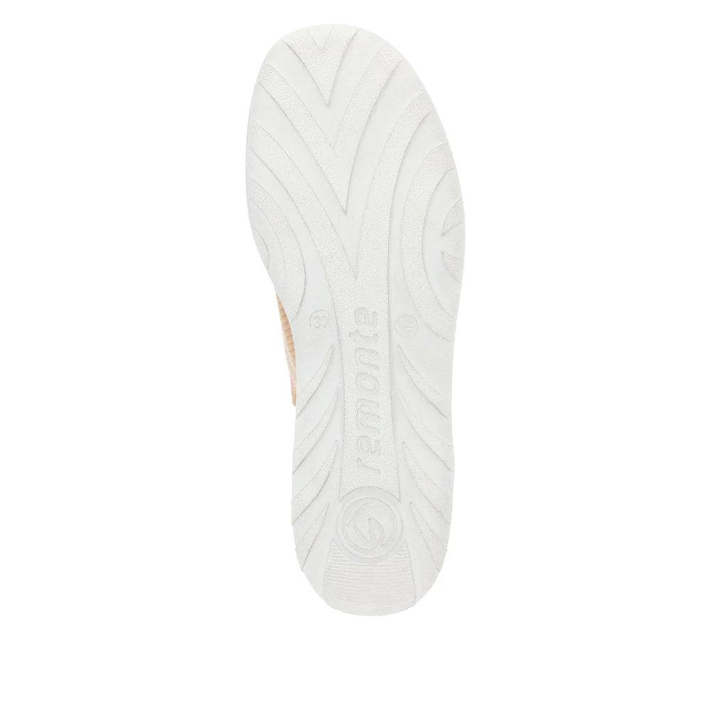 Remonte Women's Liv 18 Knit Sneaker in Vanilla/Tan