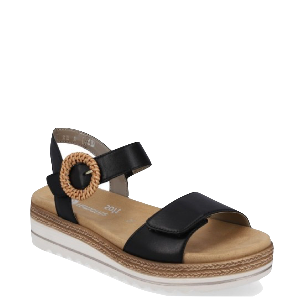 Toe view of Remonte 52 Platform Sandal for women.