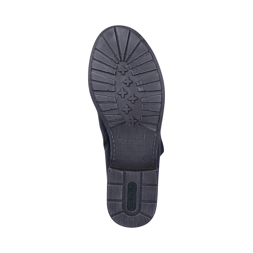 Remonte Women's Erin 82 Low Side Zip Waterproof Boot (Black)